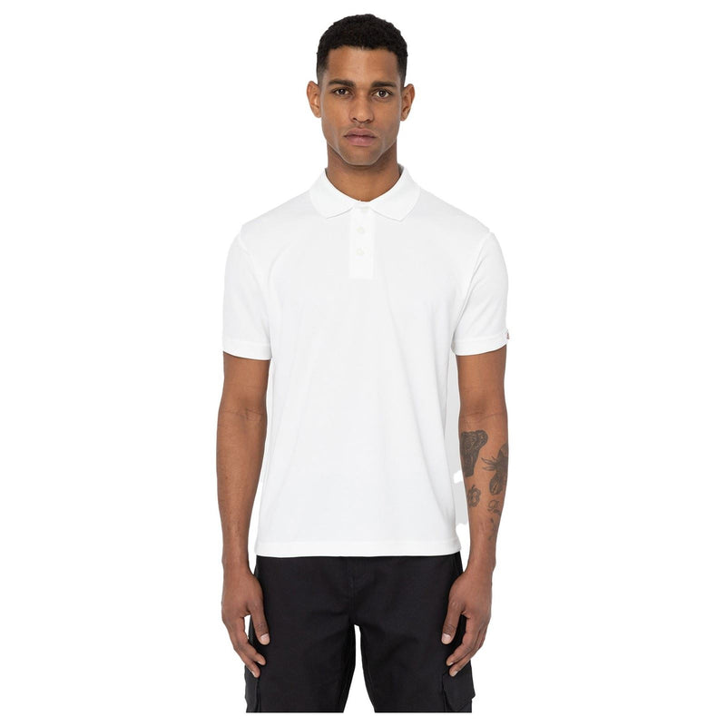 Dickies Everyday Synthetic Men's White Polo Shirt