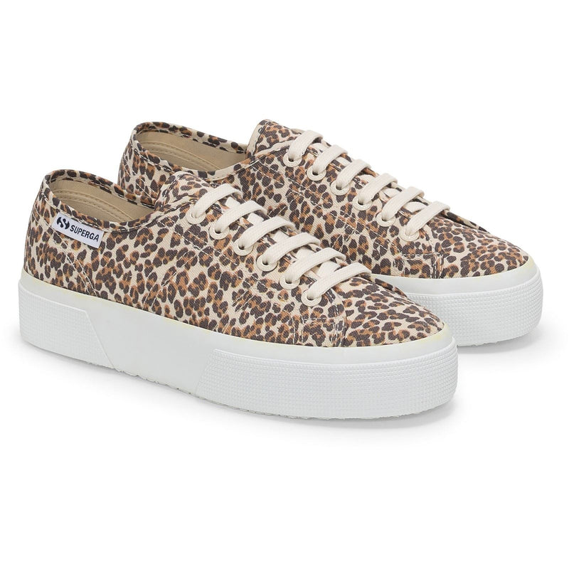 Superga 2740 Leopard Print Canvas Women's Leopard Trainers