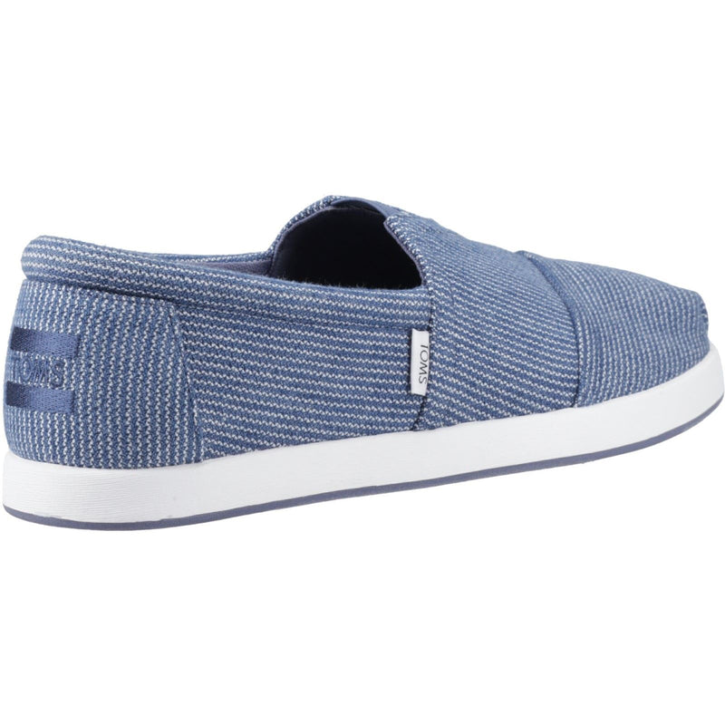 TOMS Alp FWD 100% Cotton Men's Dark Sky Espadrilles