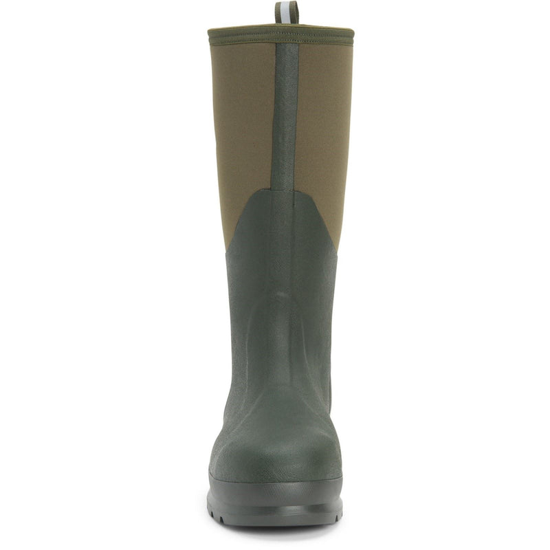 Muck Boots Chore Classic Hi Steel Cap Synthetic Moss Wellington Boots