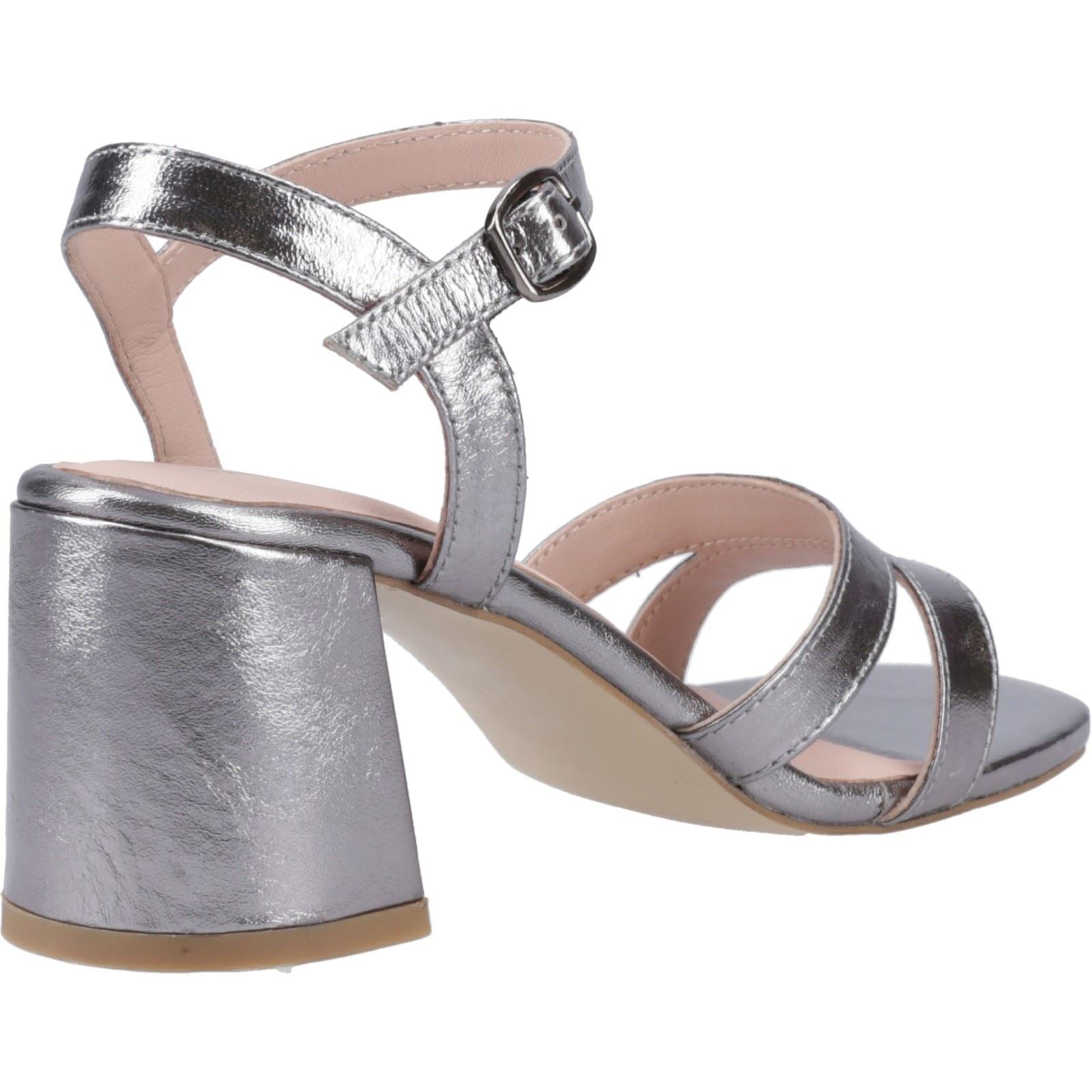 Hush Puppies Nalani Leather Women's Pewter Heels
