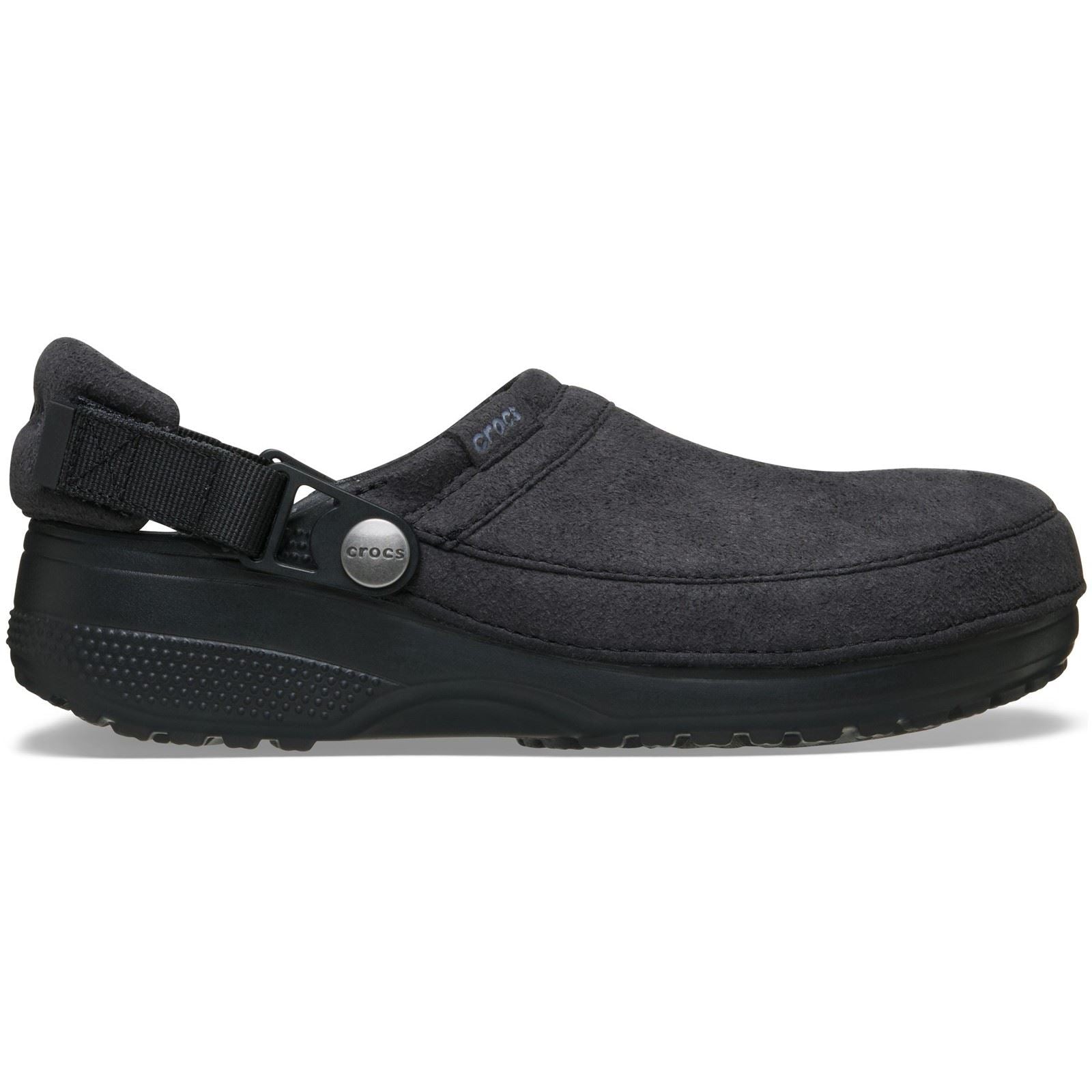 Crocs Classic Crafted Vegan Textile Blend Women's Black Clogs