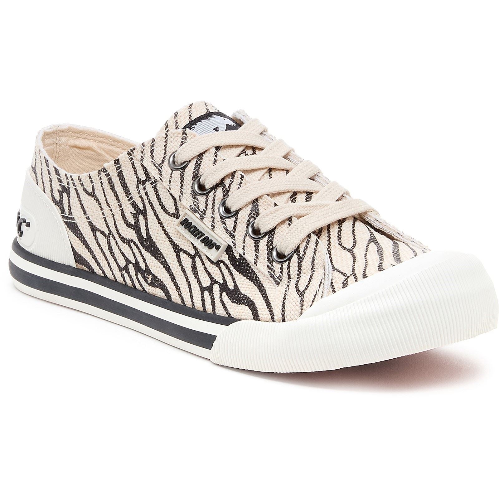 Rocket Dog Jazzin Wales Cotton Women's Black Trainers