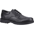 Hush Puppies Brian Leather Junior Black Brogues
