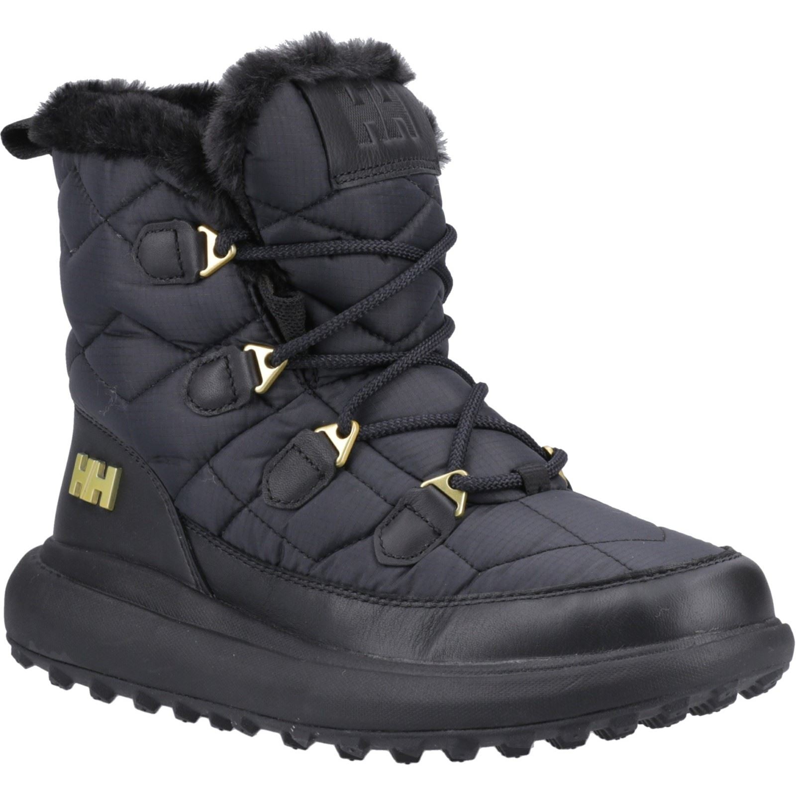 Helly Hansen Sport Willetta 2 Mid Leather Women's Black Winter Mid Calf Boots