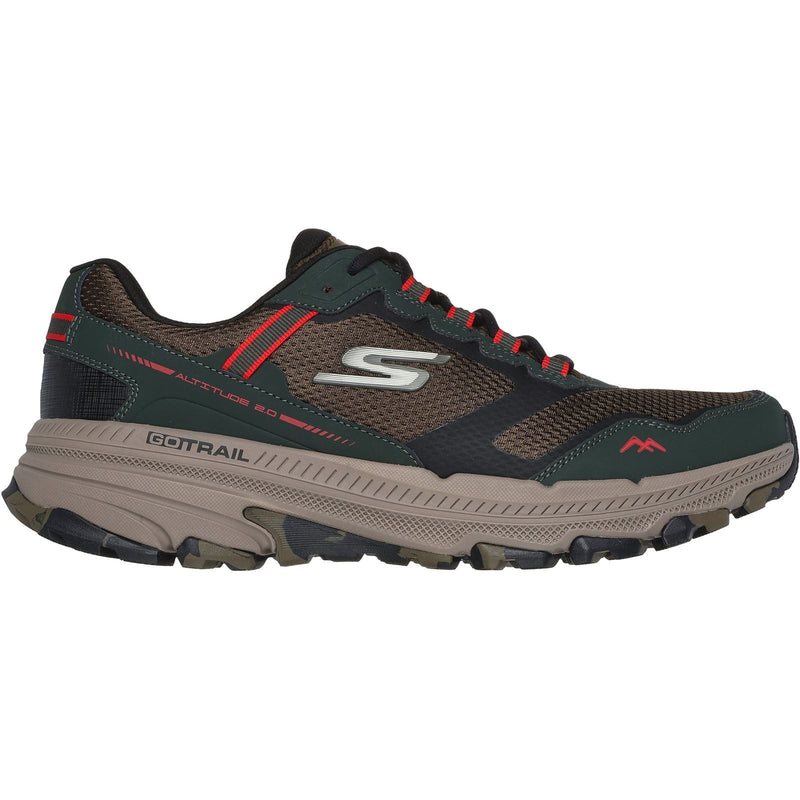 Skechers Performance GO RUN Trail Altitude 2.0 Marble Rock 3 Leather Men's Olive/Black Trainers