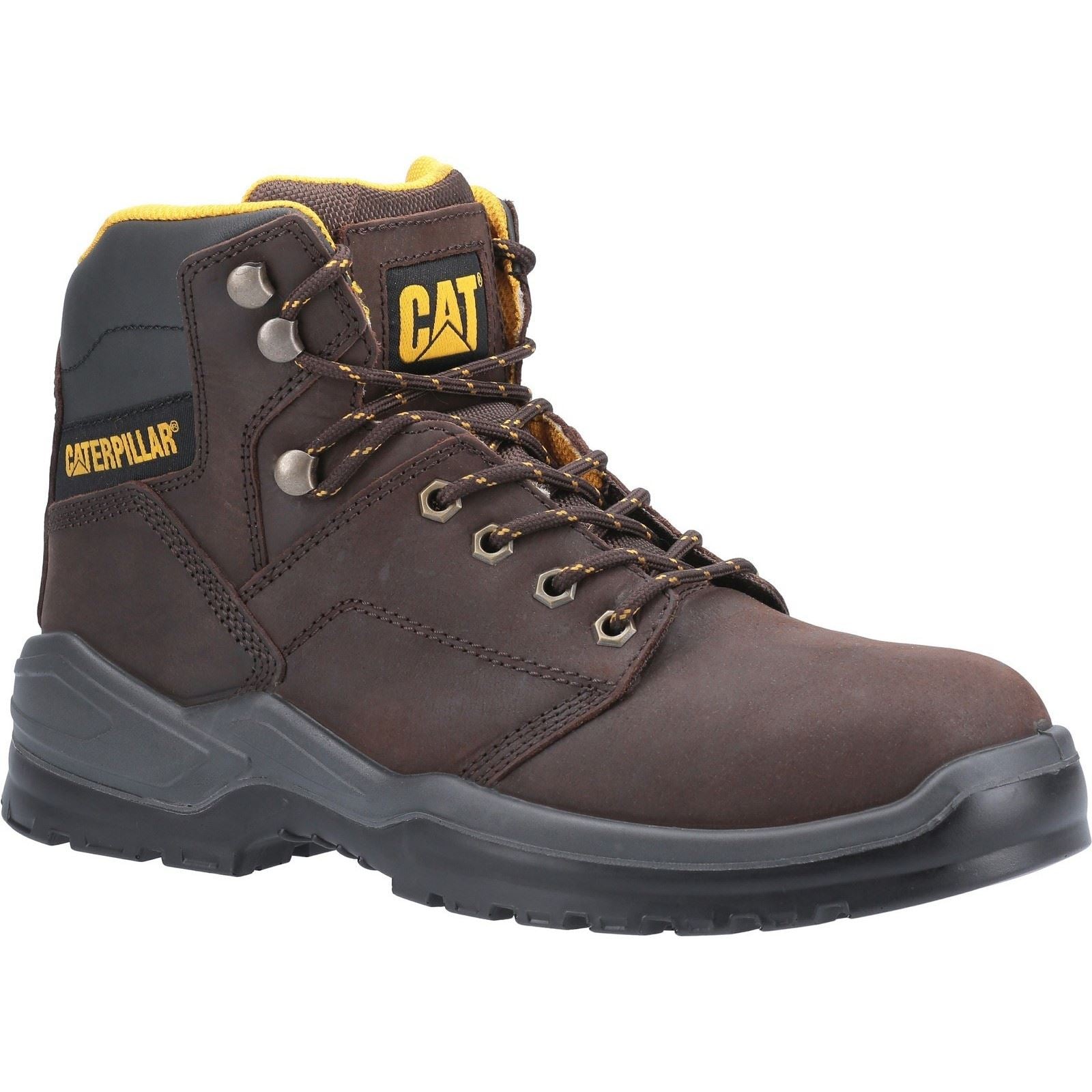 Caterpillar Striver Leather Brown Safety Boots