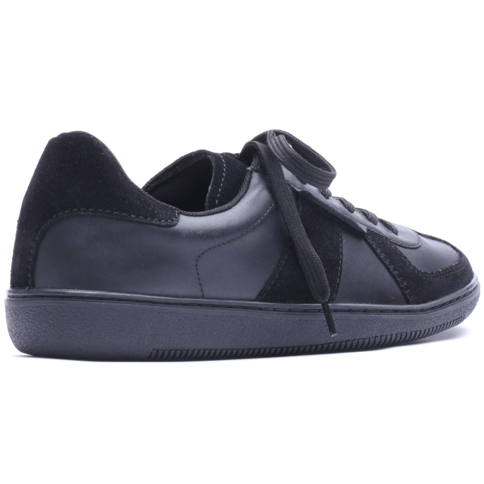 Base London Tommo Leather Men's Black Trainers