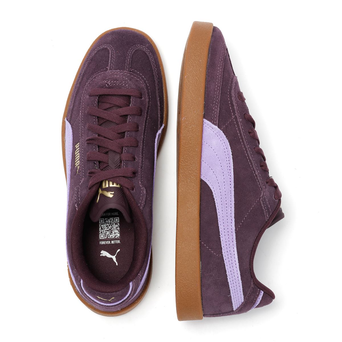 Puma Club II Era Suede Plum Trainers