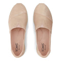 TOMS Alpargata Plus Leather Women's Pale Rose Espadrilles