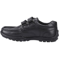 Hush Puppies Maddox Leather Junior Black Shoes
