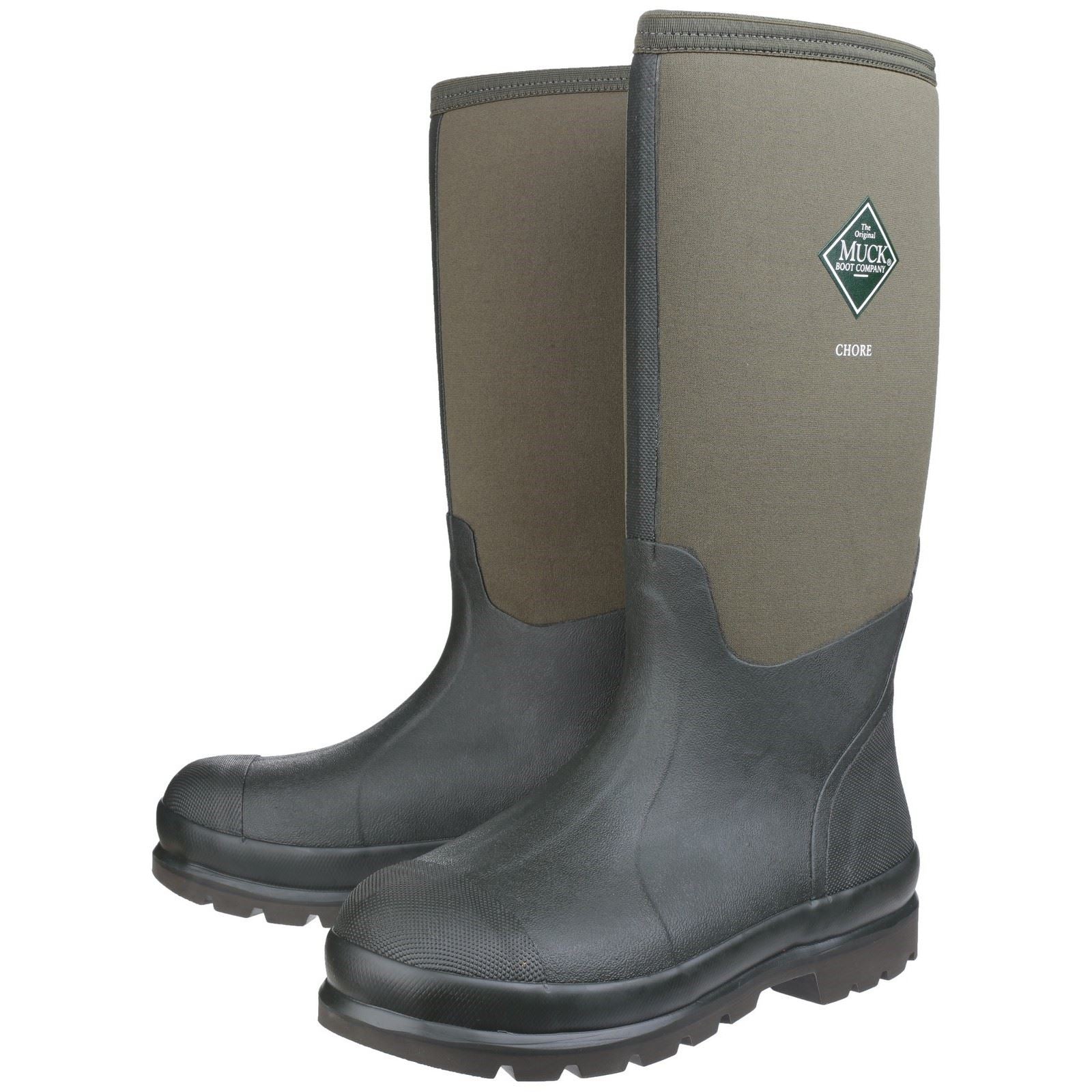 Muck Boots Chore Classic Hi Synthetic Moss Wellington Boots