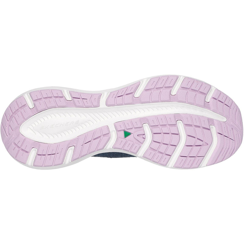 Skechers Edgeride Impression Textile Women's Navy/Lavender Trainers