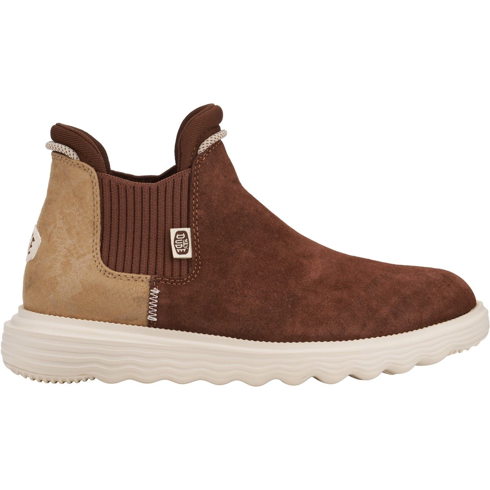 HEYDUDE Branson Novelty Leather Women's Brown/Snake Boots