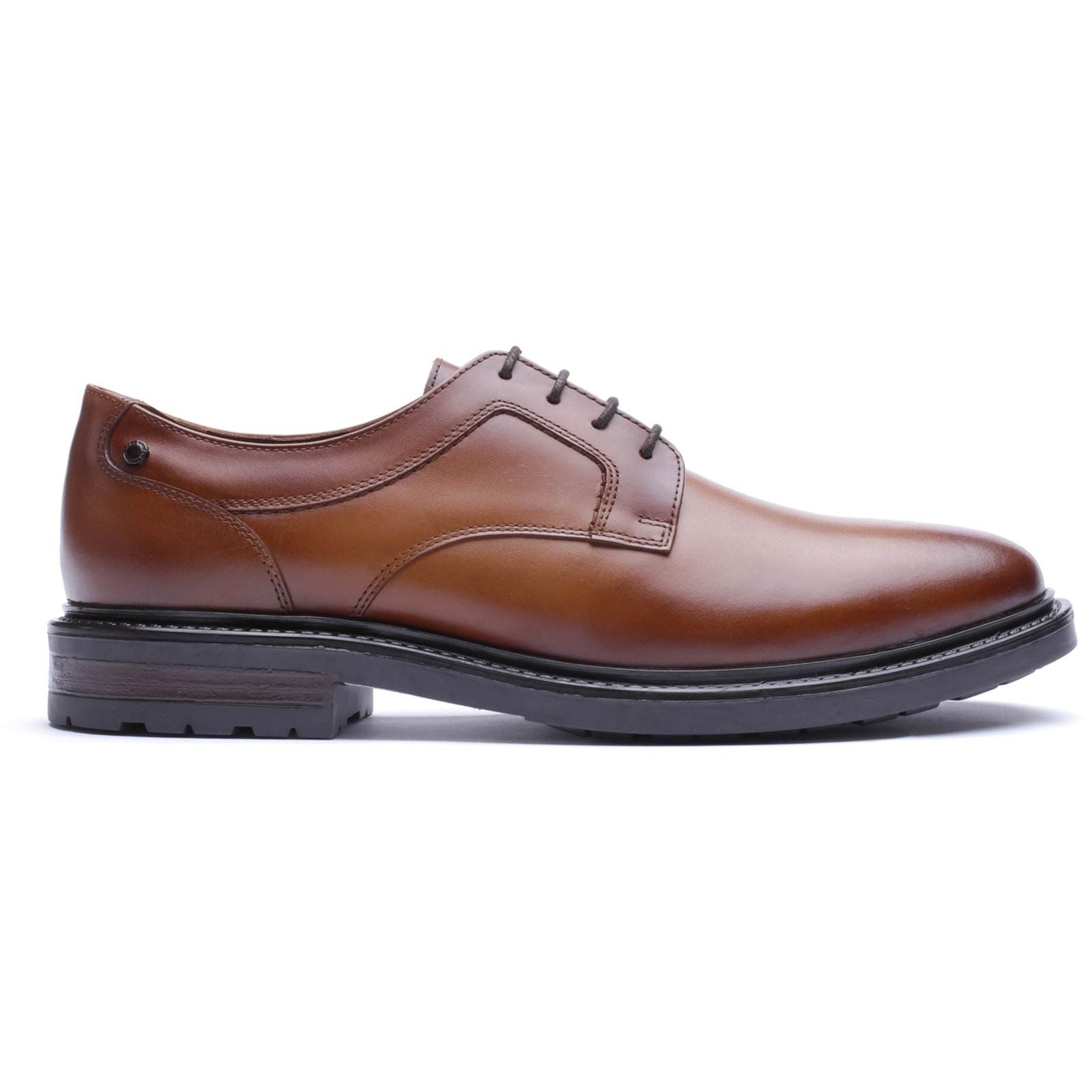 Base London Carter Leather Men's TAN Derby Shoes