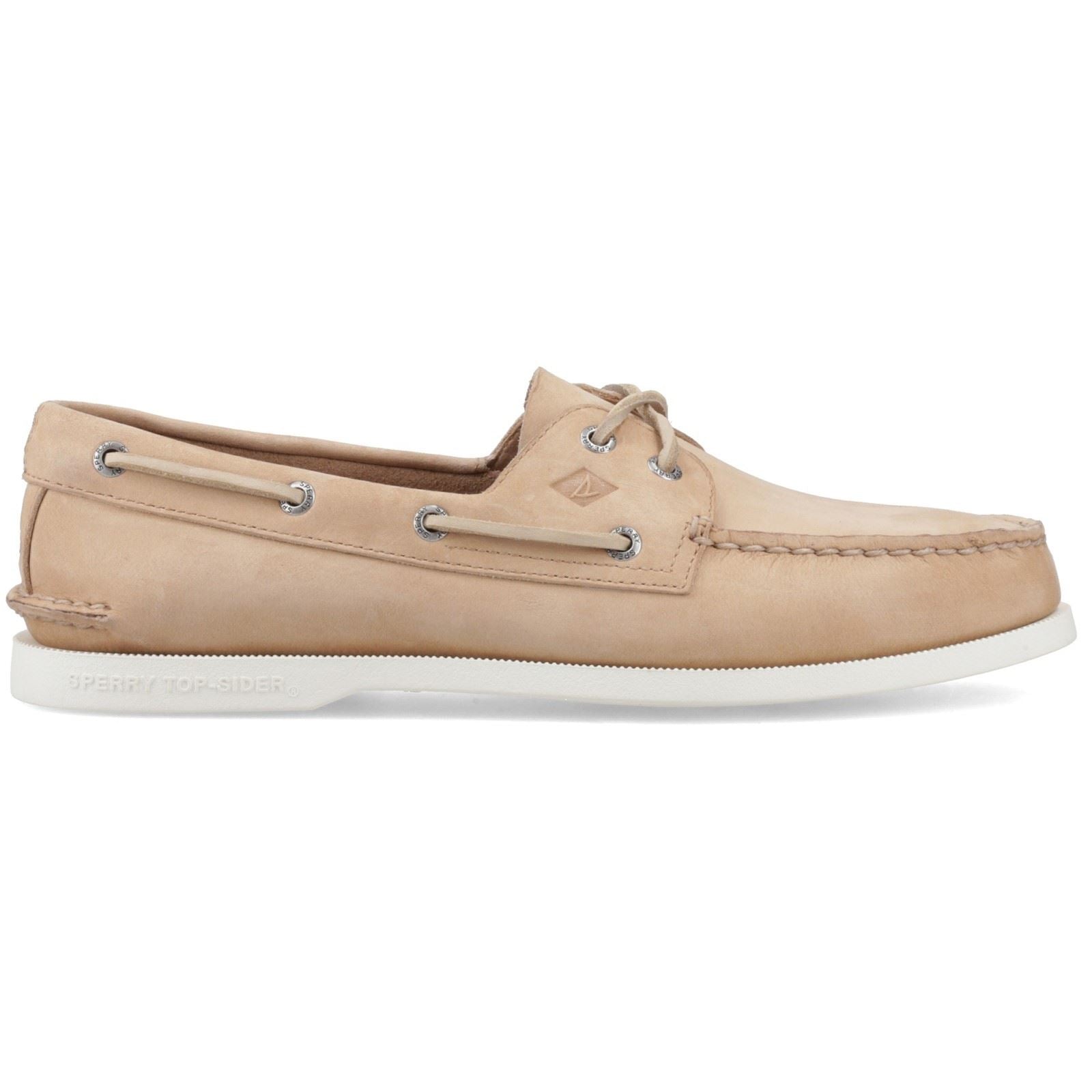 Sperry Authentic 2 Eye Boat Leather Men's Linen Multi Boat Shoes