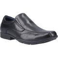 Pod Dundee Leather Men's Black Slip-On Shoes