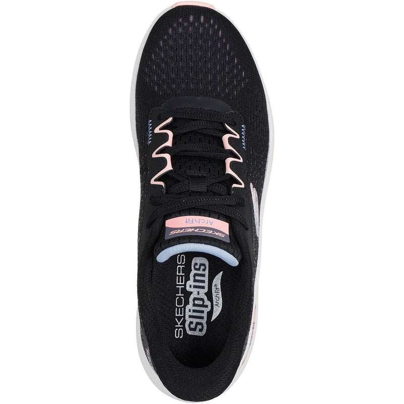 Skechers Arch Fit 2.0 Fresh Pace Textile Women's Black/Multi Trainers