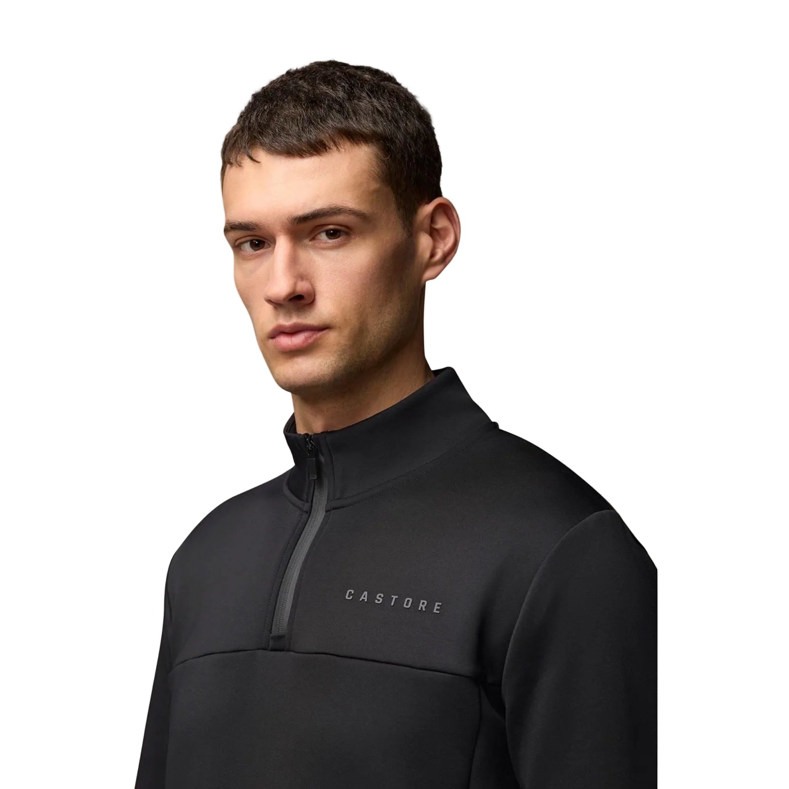 Castore Scuba 1/4 Zip Polyester Men's Black Sweatshirt