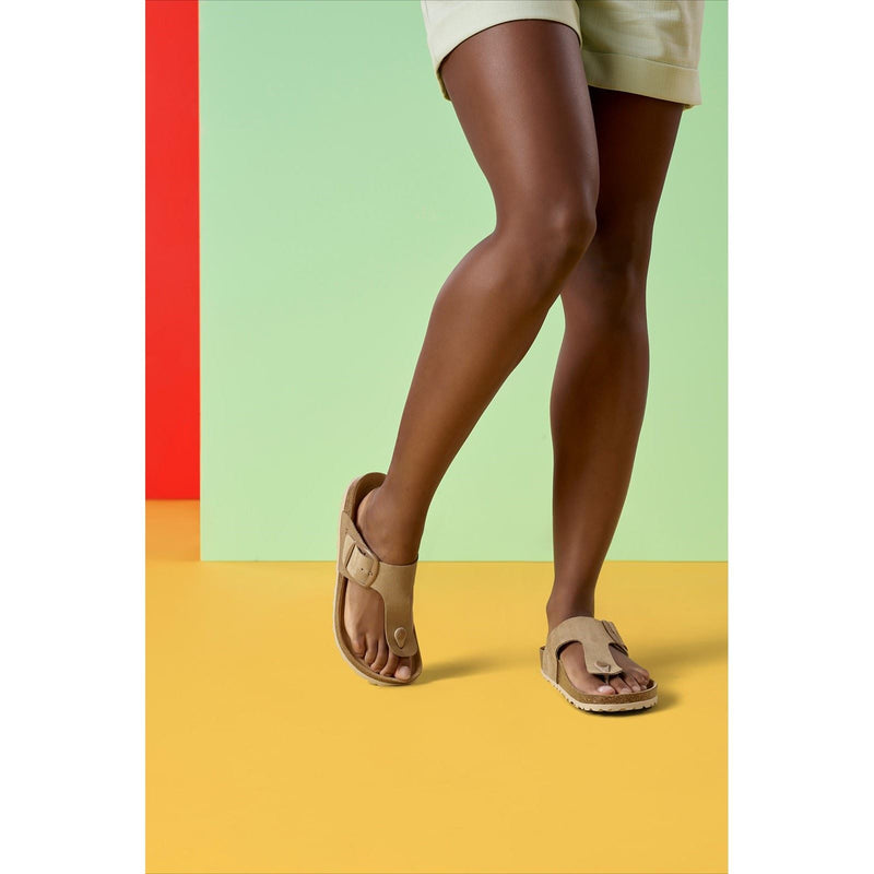 Hush Puppies Billie Suede Women's Taupe Sandals