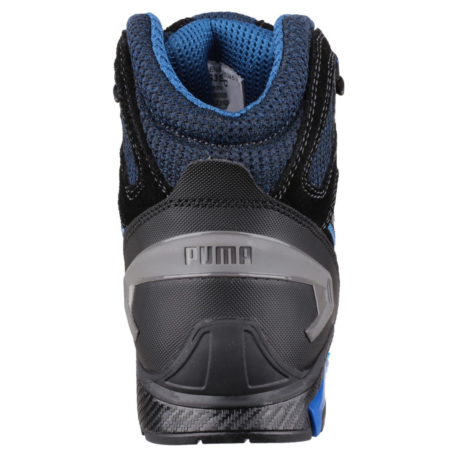 Puma Safety Rio Mid Leather Black Safety Boots