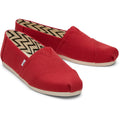 TOMS Alpargata 100% Cotton Men's Red Espadrilles