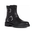 Geox Hoara Leather Bovine Nappa Women's Black Boots