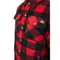Dickies Portland Synthetic Men's Red Casual Shirt