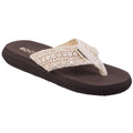 Rocket Dog Spotlight Lima Fabric Women's Natural Multi Flip Flops