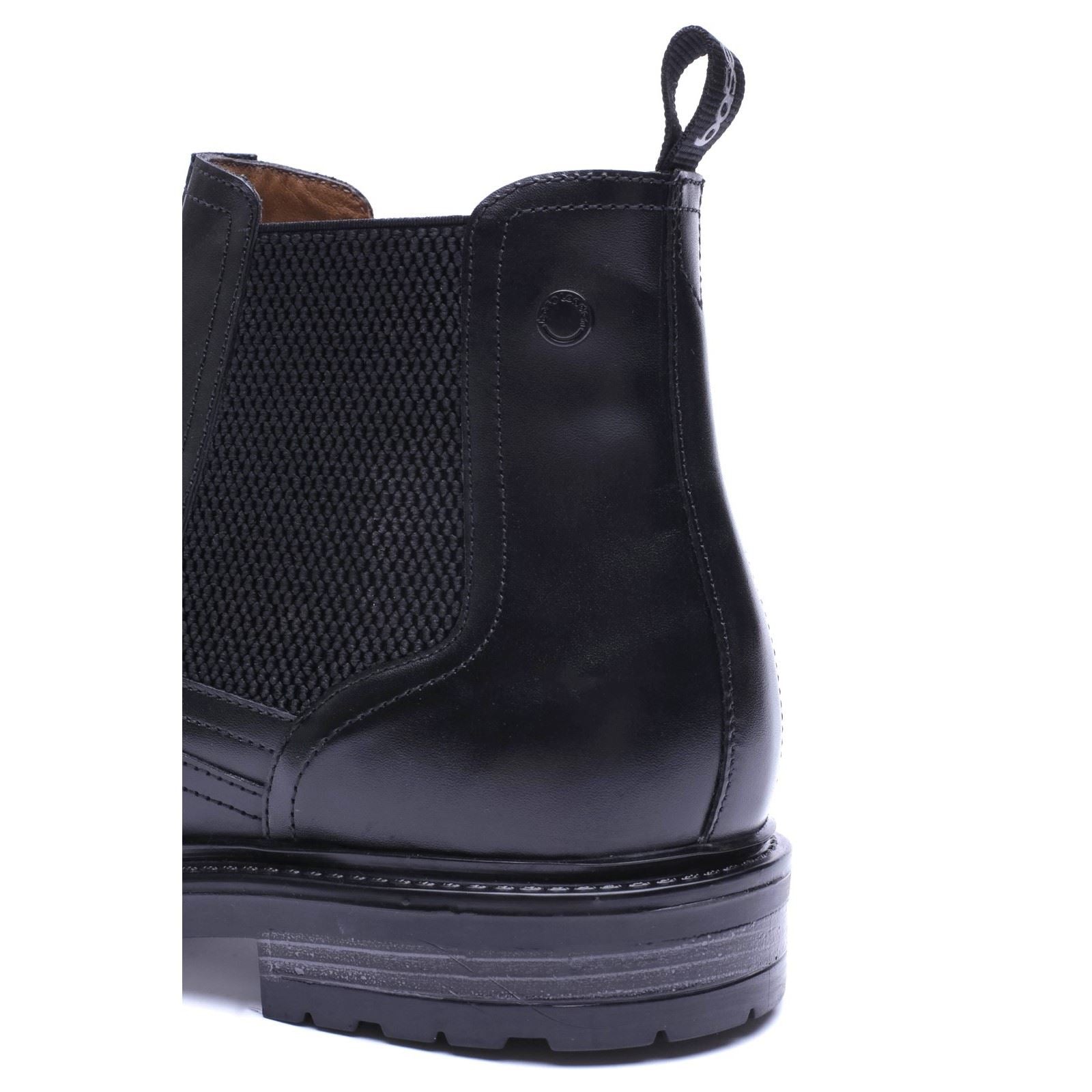 Base London Smith Leather Men's Black Boots