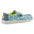 HEYDUDE Wally H2O Tropical Nylon Men's Blue Tropical Boat Shoes