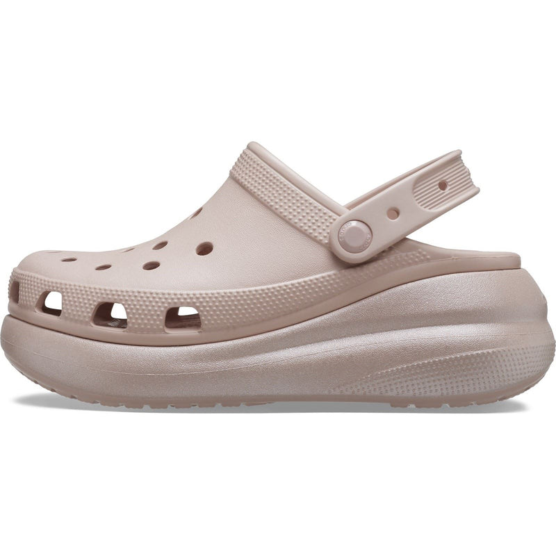 Crocs Classic Crush Synthetic Pink Clay Clogs