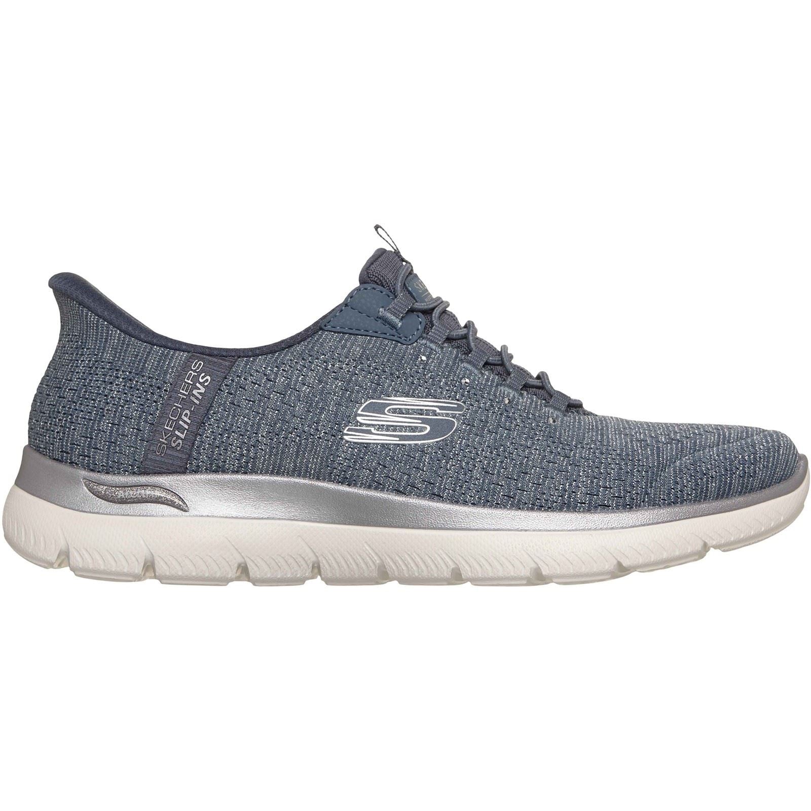 Skechers Arch Fit Summits - Soft Shimmer Textile Women's Slate Standard Trainers