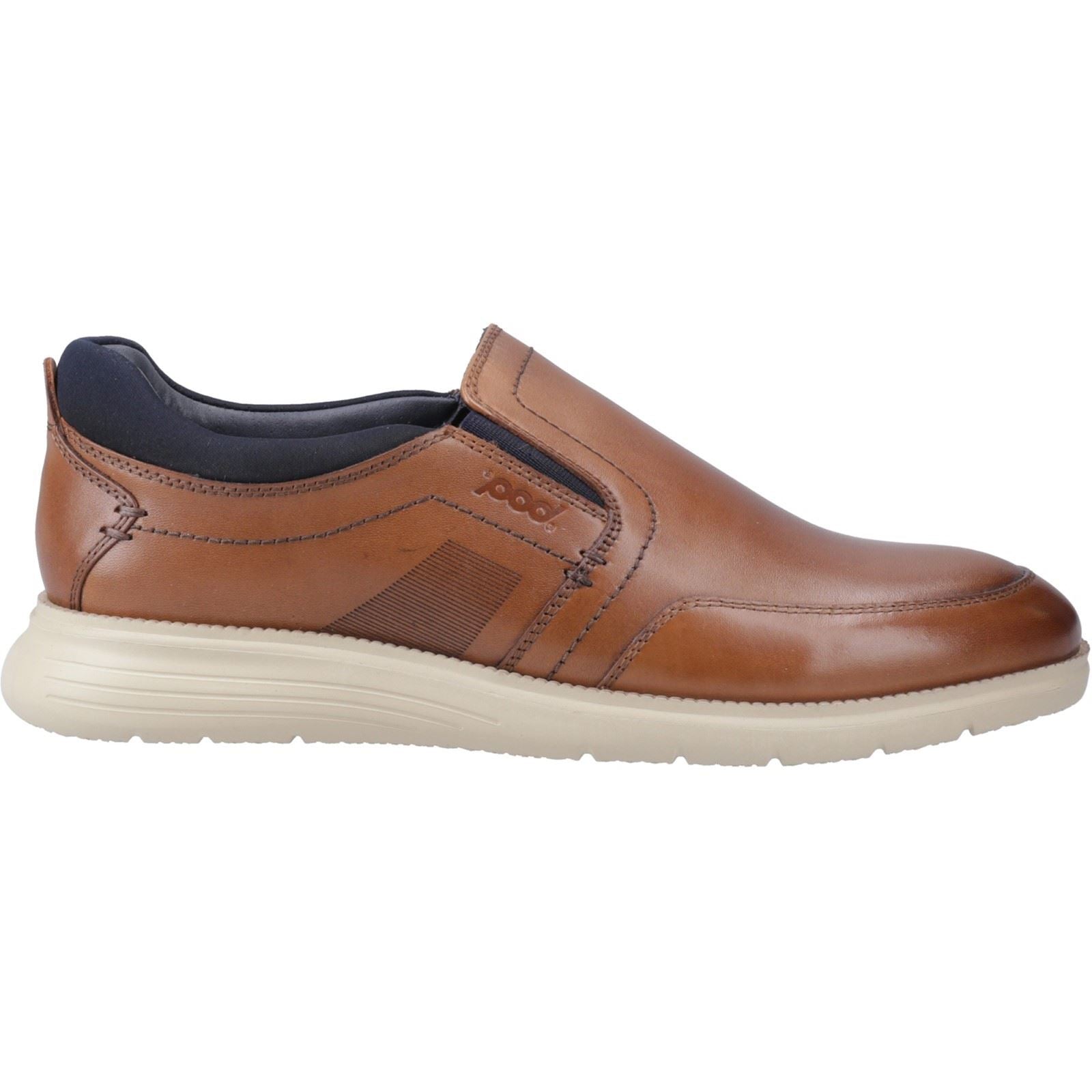 Pod Holden Leather/Textile Men's Cognac Trainers