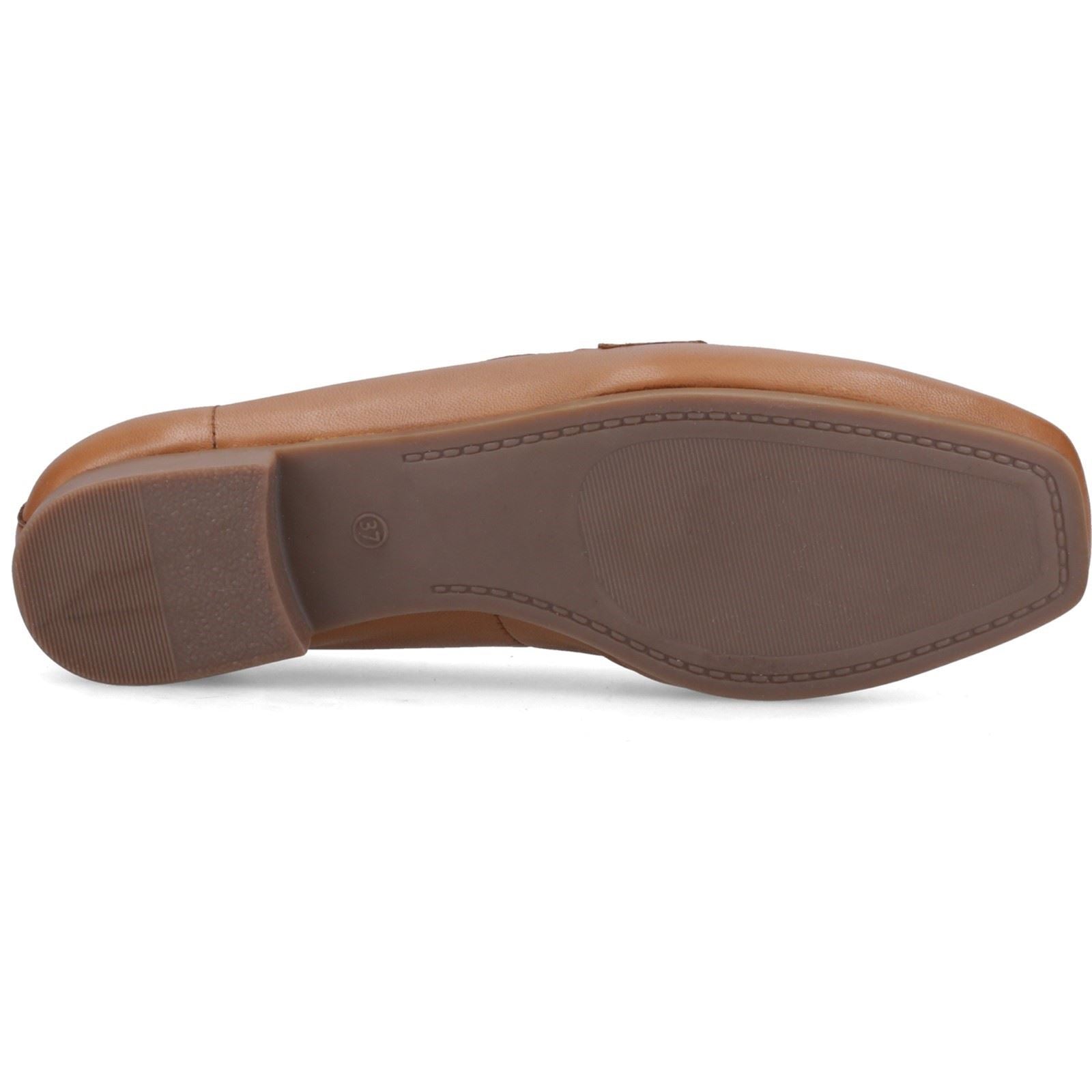 Hush Puppies Sutton Leather Women's Tan Loafers