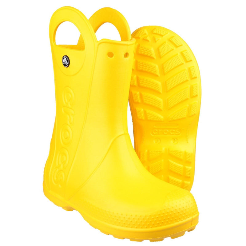 Crocs Handle It Rain Synthetic Yellow Wellington Boots