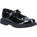 Hush Puppies Tally Junior Patent Leather Junior Patent Black Shoes