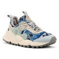 Flower Mountain Kotetsu Knit Women's Blue Aztec Trainers
