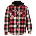 Hard Yakka Quilted Flannel Shacket Men's Red Shirt Jacket