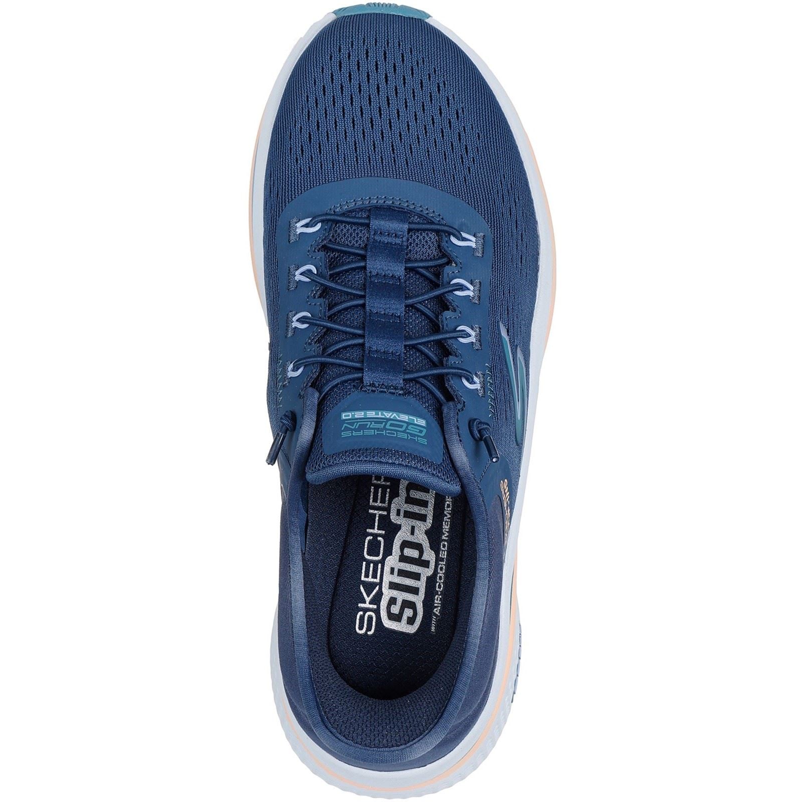 Skechers Performance Go Run Elevate 2.0 Banyan Textile Women's Navy/Teal Trainers