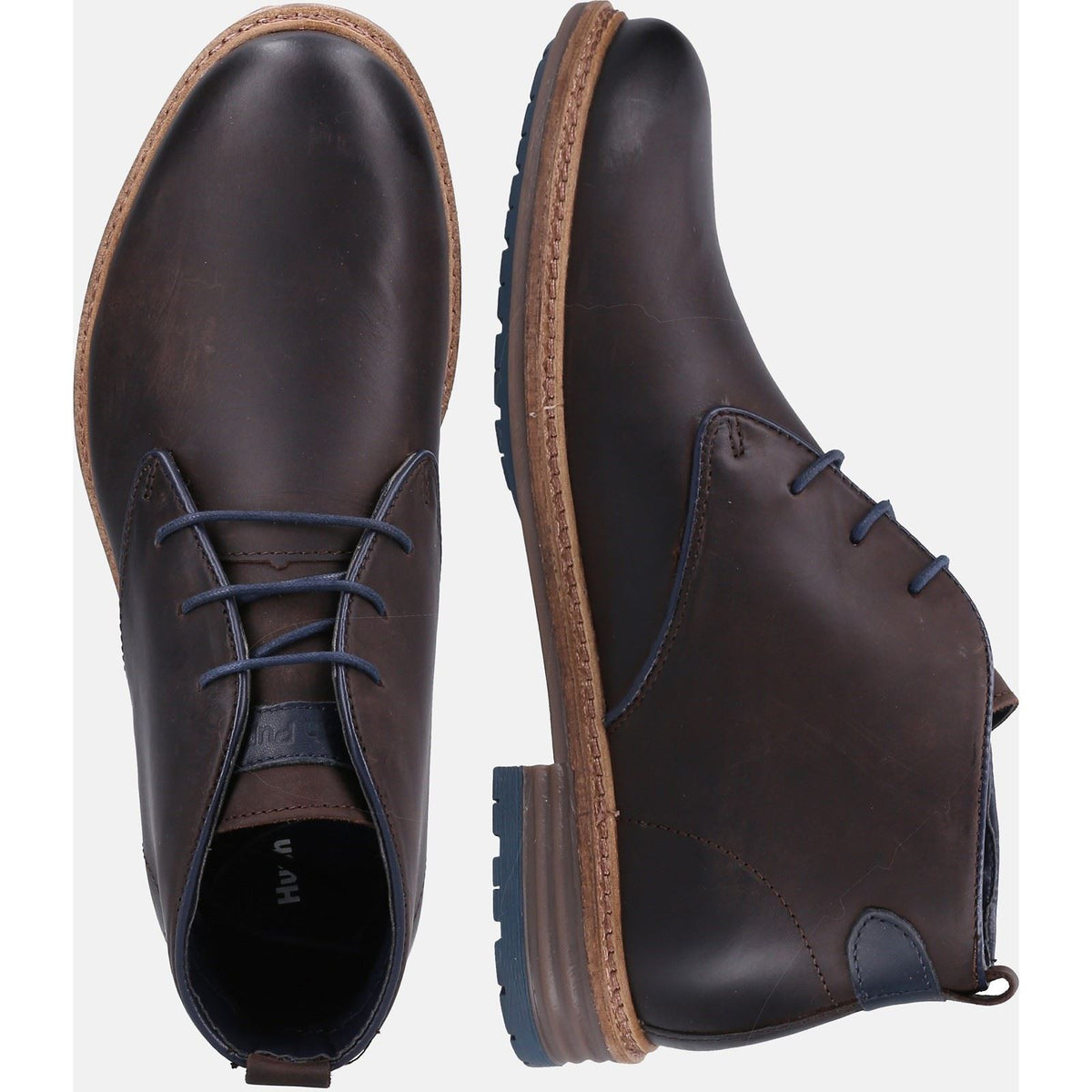 Hush Puppies Jonas Chukka Leather Men's Brown Boots