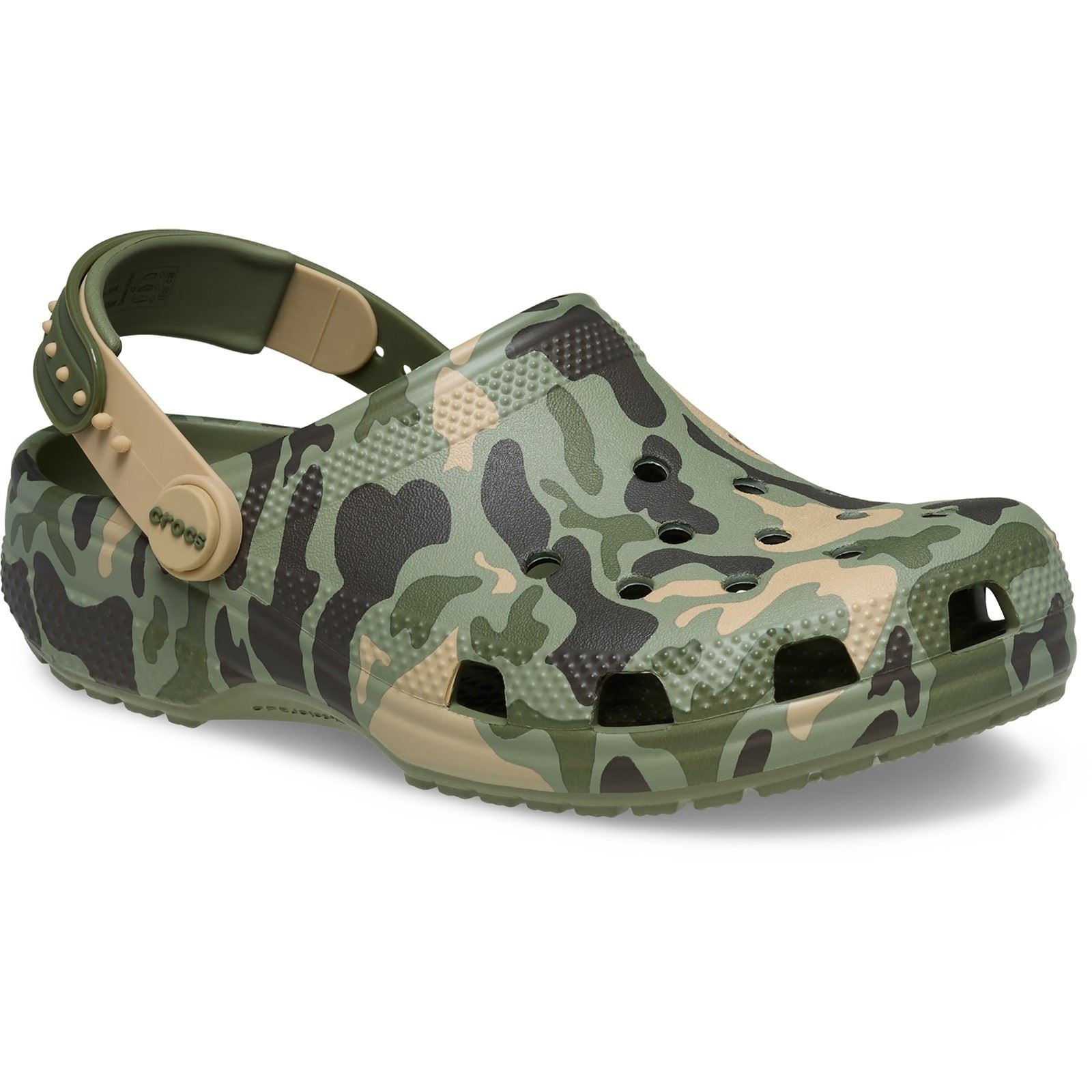 Crocs Classic Strap-Back Camo EVA Boy's Cargo/Multi Clogs