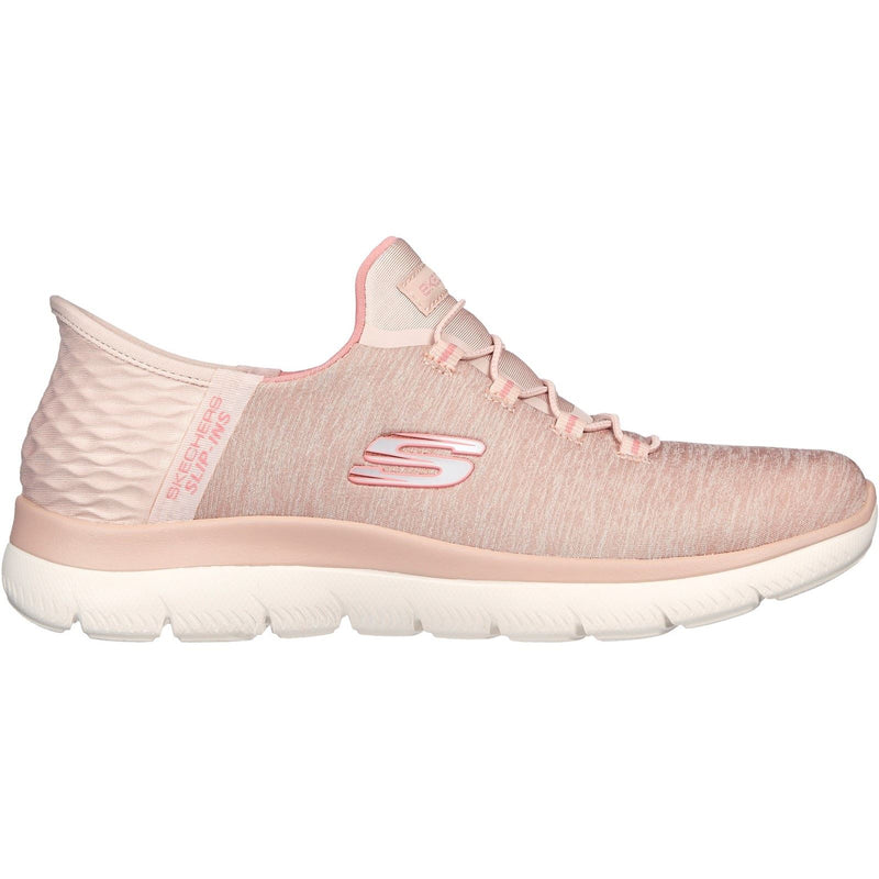 Skechers Summits Dazzling Haze Textile Women's Rose Trainers