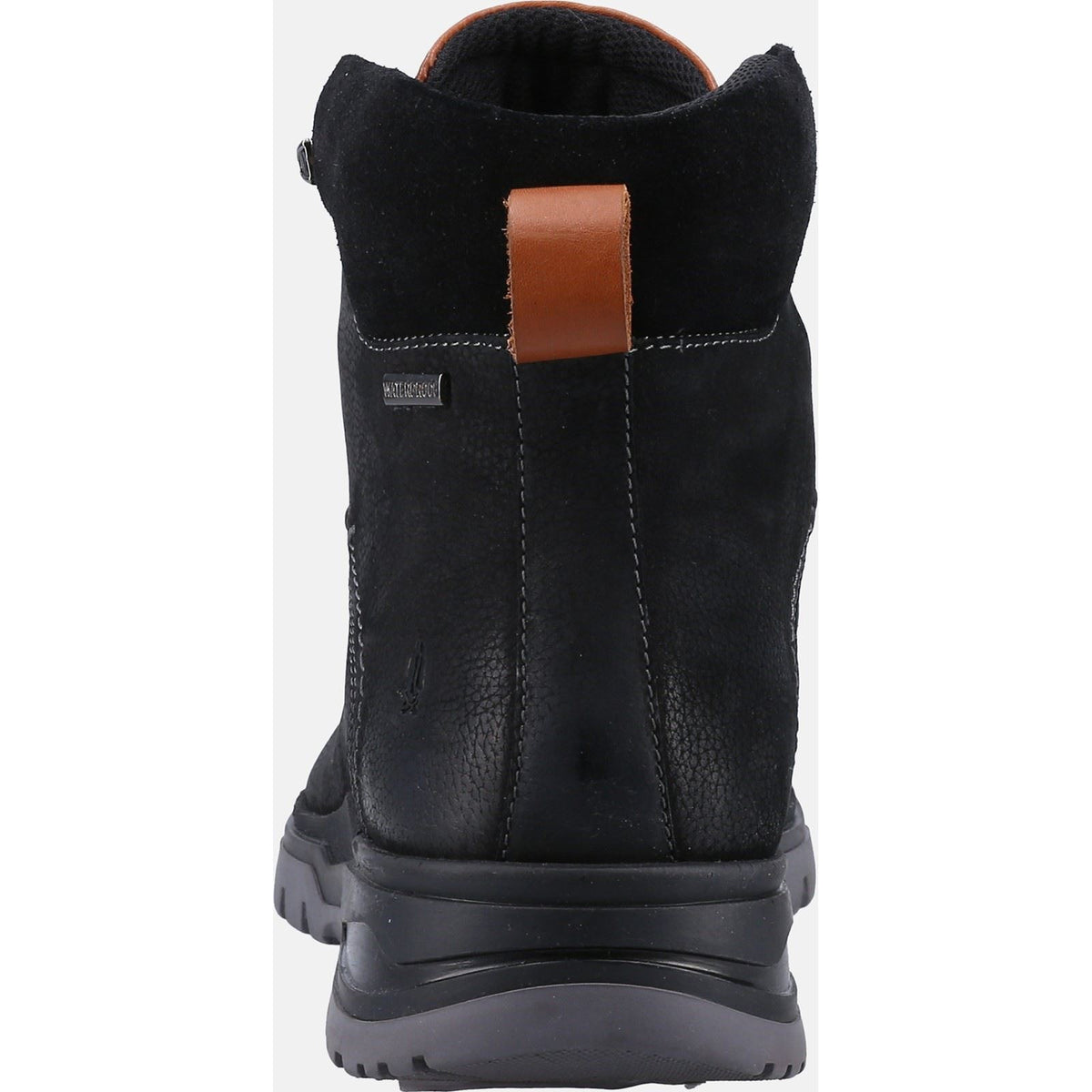 Hush Puppies Paul Leather Men's Black Nubuck Boots