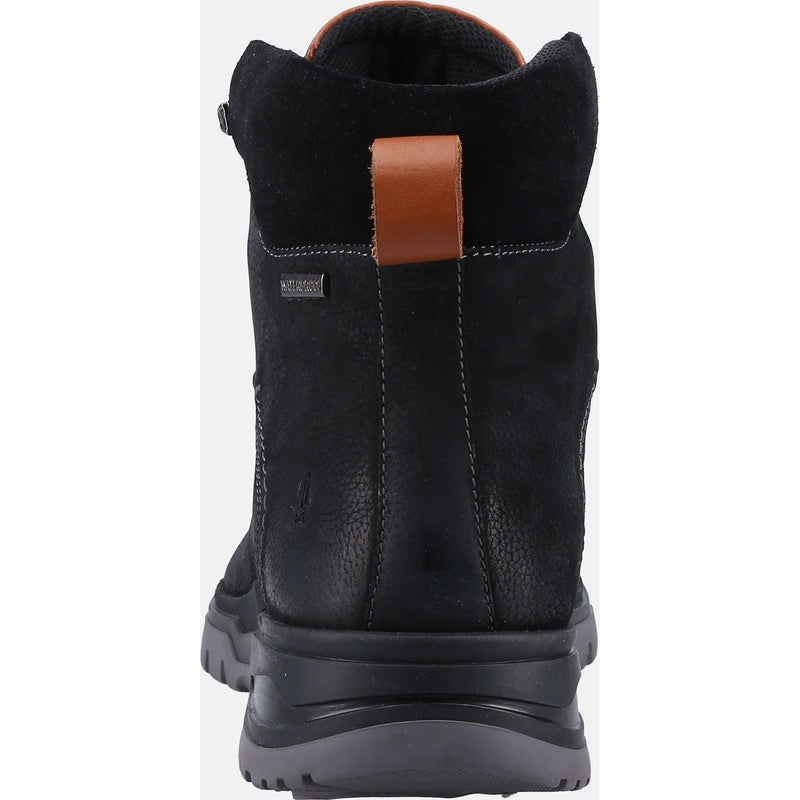 Hush Puppies Paul Leather Men's Black Nubuck Boots