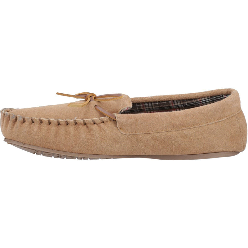 Hush Puppies Clyde Suede Men's Tan Slippers