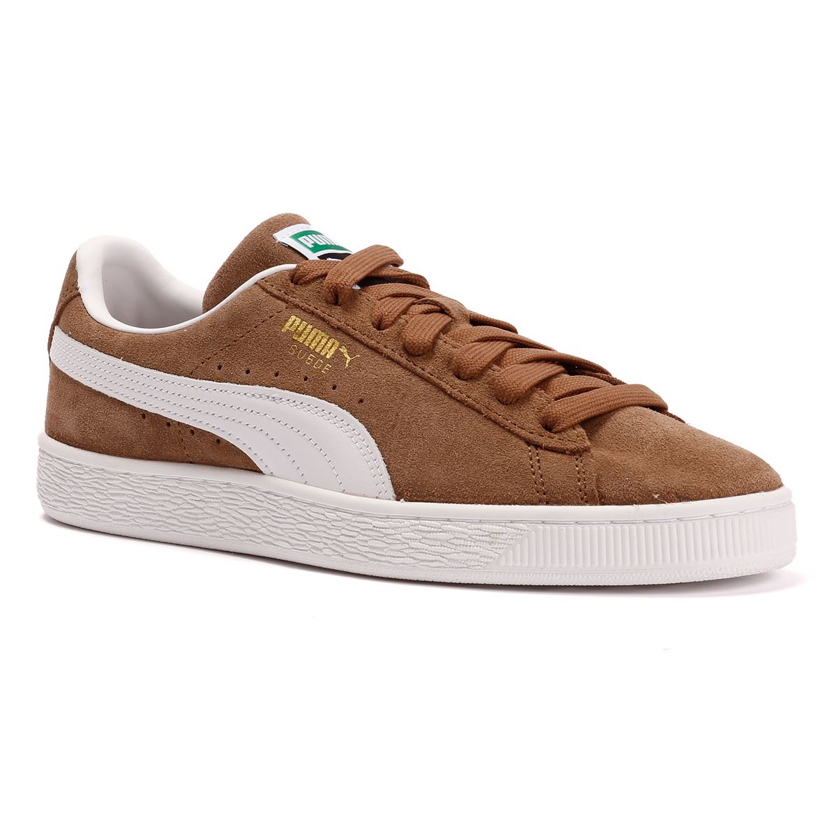 Puma Classic Suede Haute Coffee/White Trainers