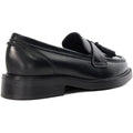 Dune Garda Leather Women's Black Loafers