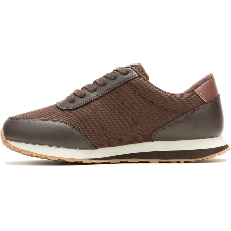 Hush Puppies Seventy8 Leather Men's Brown Trainers