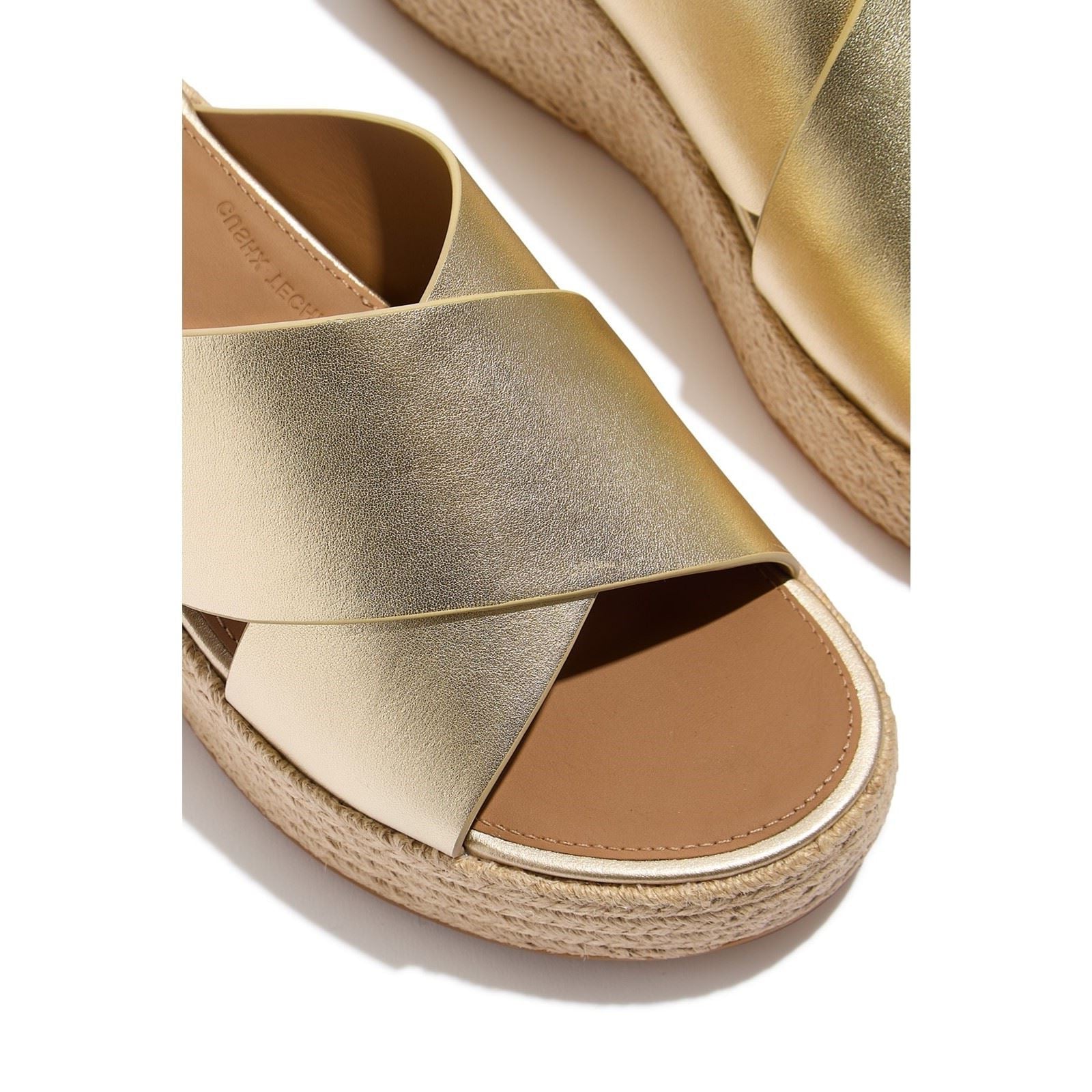 Fitflop Platfforms Leather Women's Platino Sandals